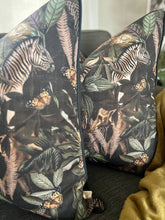 Load image into Gallery viewer, JW Designs Cushion Cover 60x60 - Jungle Black
