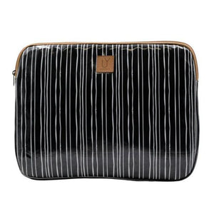 IY Laptop Sleeve Large - Stripe Black & White