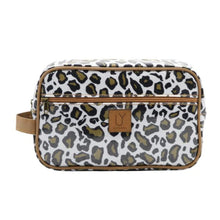 Load image into Gallery viewer, IIY Large Toiletry Bag - Leopard Khaki

