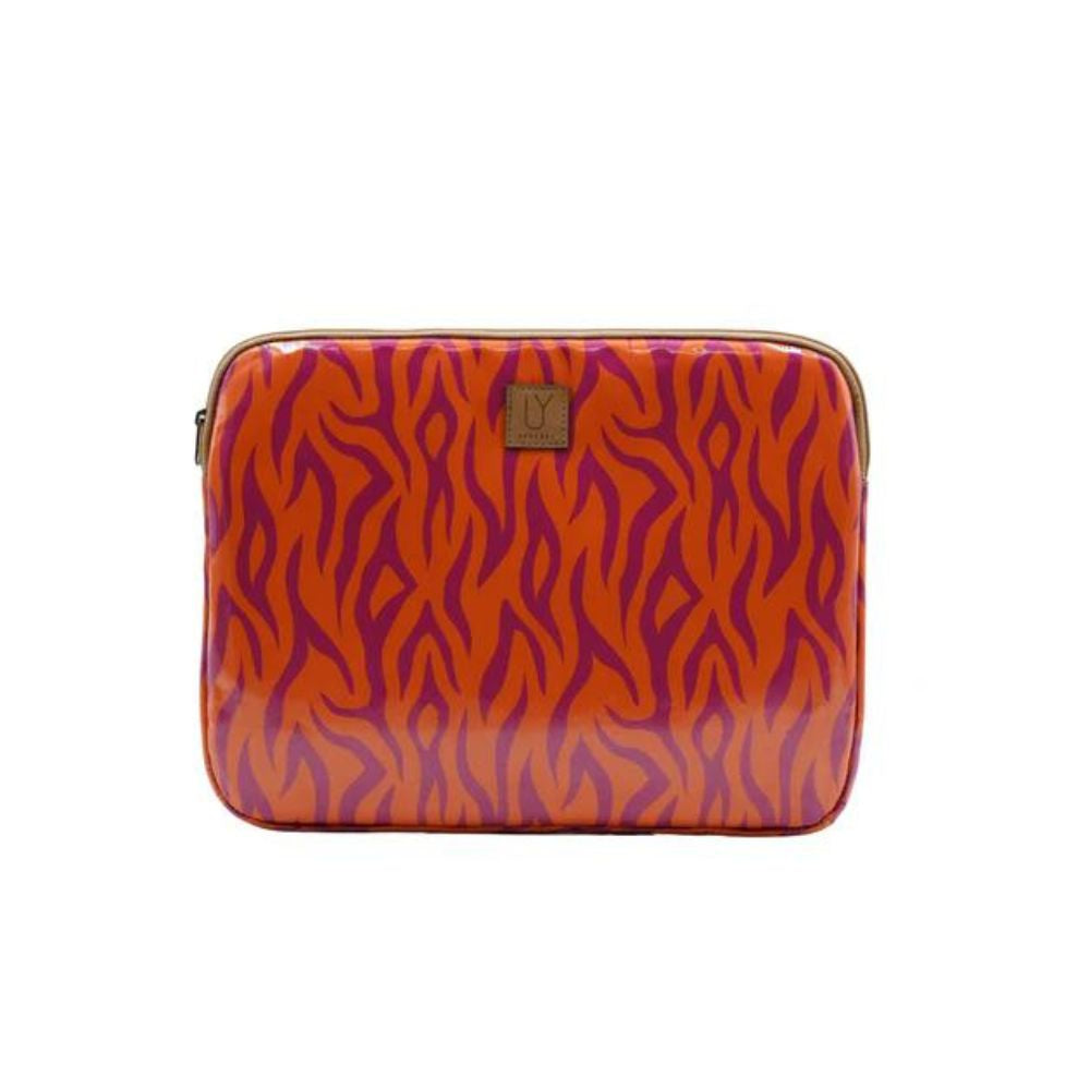 Iy Laptop Sleeve Medium - Tangerine Tiger