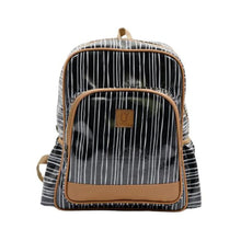 Load image into Gallery viewer, IY Satchel Bag - Stripe Black &amp; White
