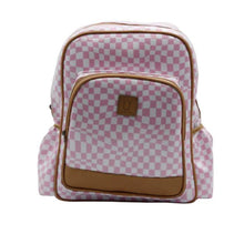 Load image into Gallery viewer, IY Satchel Bag - Warped Check Pink
