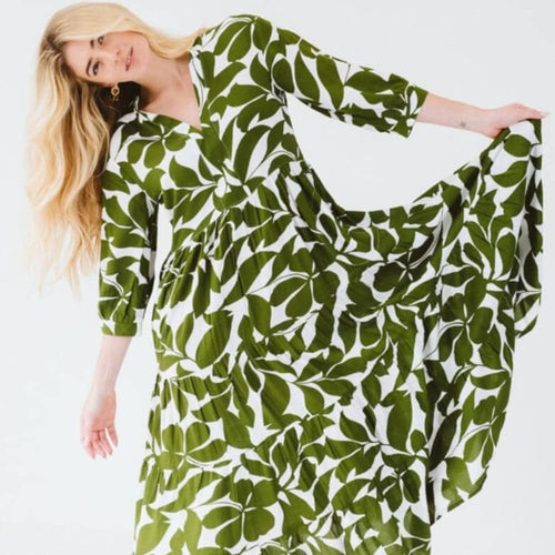 Trinity Jaipur Dress - Olive