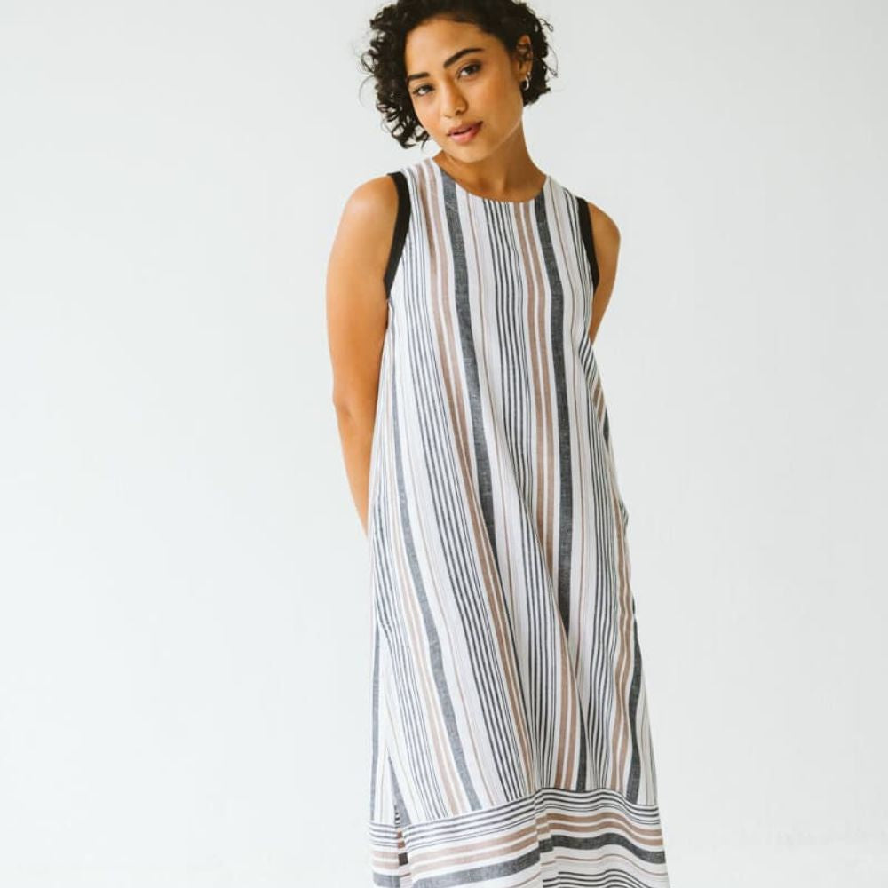 Trinity Janne Dress - Taupe