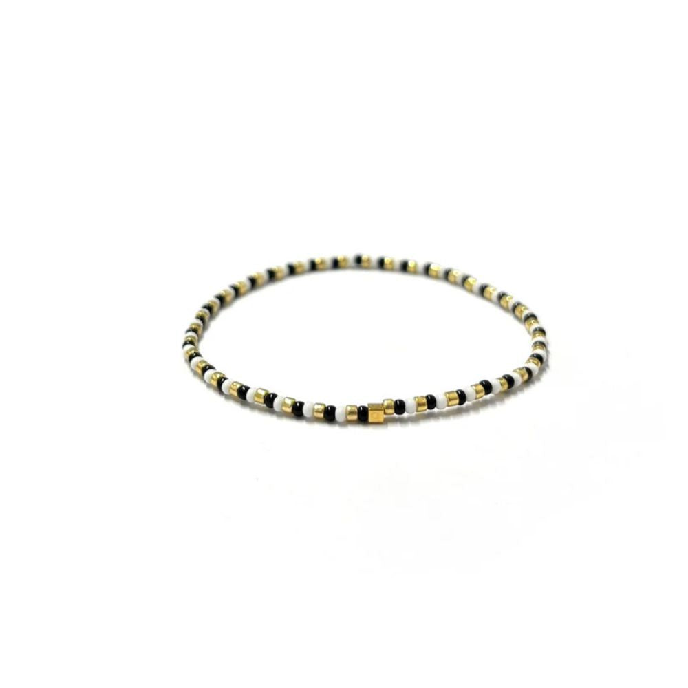 Kiki Collection Single Beaded Bracelet - Shadow