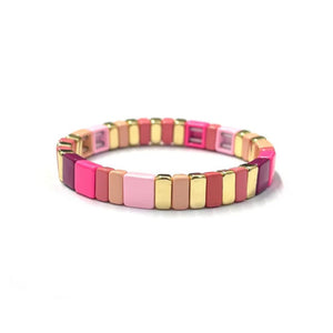 Kiki Collection Metal Bracelet - Pink In Wonderland