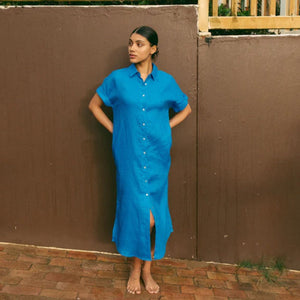 Elula Kruger Dress - Marine Blue