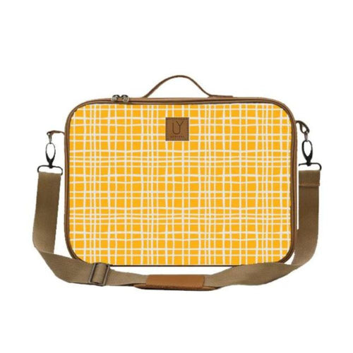 IY Laptop Bag - Weave Yellow