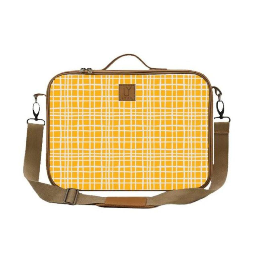 IY Laptop Bag - Weave Yellow