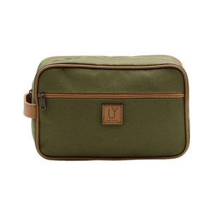 IY Large Toiletry Bag - Khaki Canvas