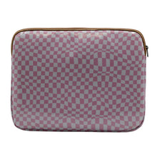 Load image into Gallery viewer, IY Laptop Sleeve Large - Warped Check Pink
