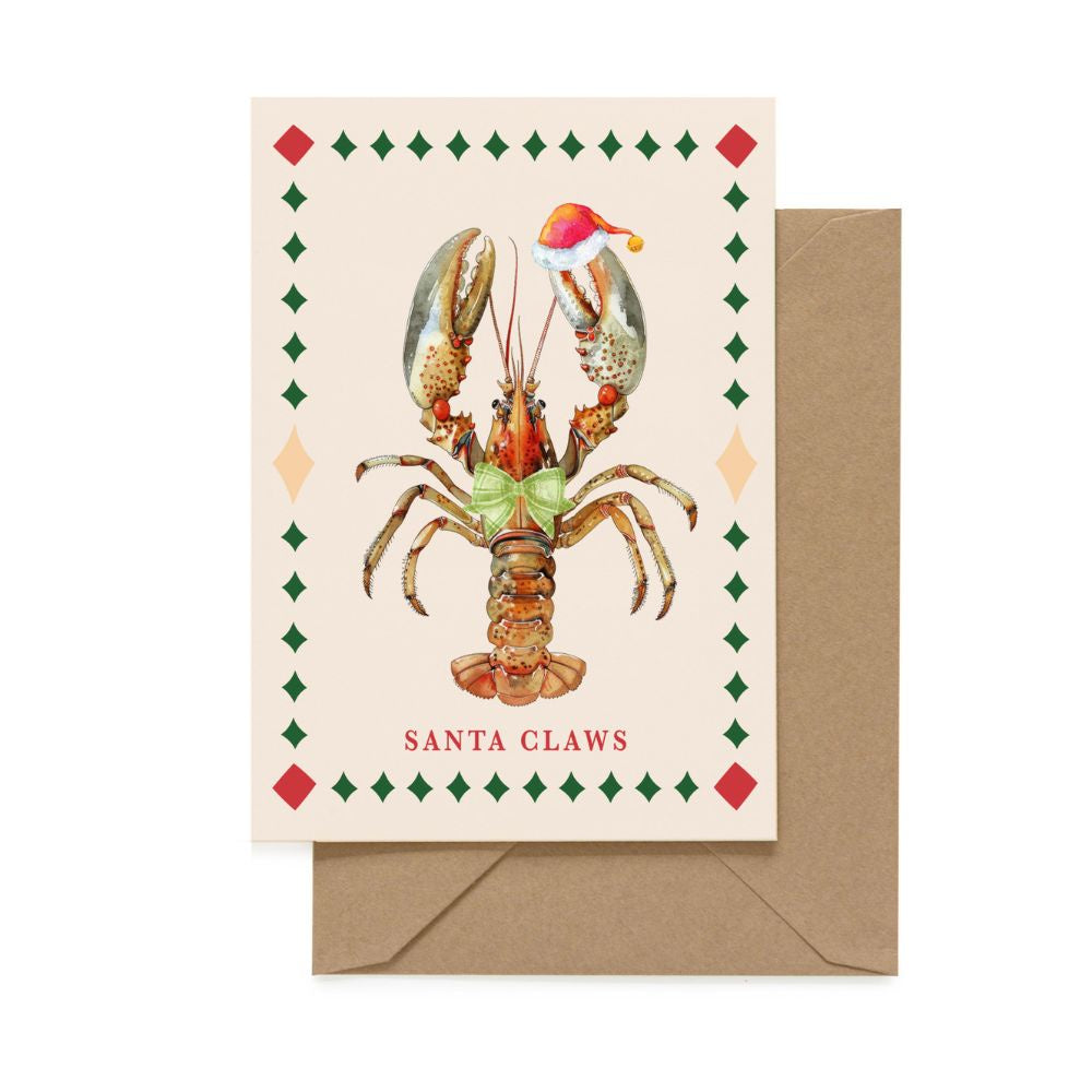 Studio Italiana Card - Christmas Lobster