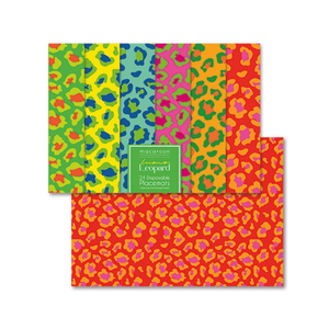 Macaroon Disposable Placemats - Lumo Leopard