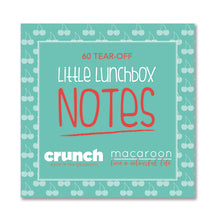Load image into Gallery viewer, Macaroon Lunch Box Notes
