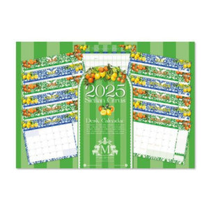 Macaroon A3 Desk Calendar - Sicilian Citrus