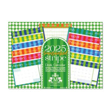 Load image into Gallery viewer, Macaroon 2025 Desk Calendar - Sun-soaked  Stripe
