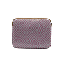 Load image into Gallery viewer, IY Laptop Sleeve Medium - Warped Check Pink
