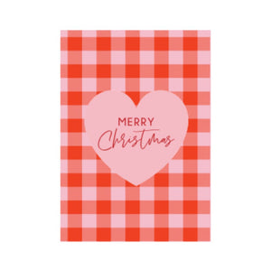 Studio Italiana Card - Merry Christmas (Gingham)