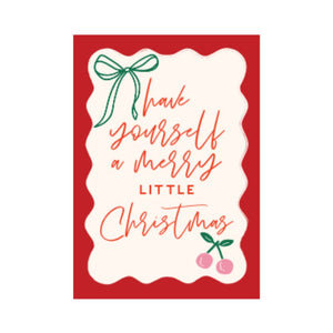 Studio Italiana Card - Merry Little Christmas