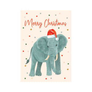 Studio Italiana Card - Merry Christmas (Elephant)