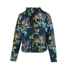 Load image into Gallery viewer, Rush Mesh Pullover - Cobalt Leopard
