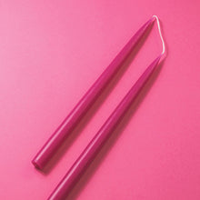 Load image into Gallery viewer, Two pink candles on a pink background
