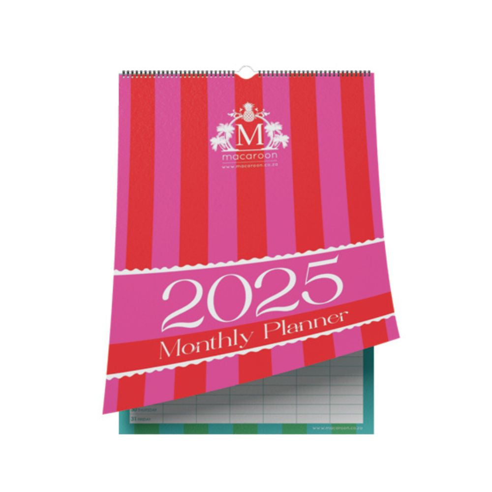 Macaroon A3 Hanging Family Planner 2025