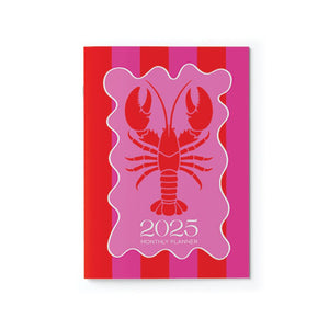 Macaroon Monthly Planning Book - Sun-soaked Lobster