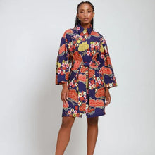 Load image into Gallery viewer, Muze Bell Sleeve Midi Dress - Abstract Cherry Blossom

