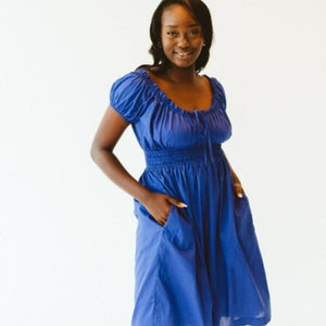 Trinity Nell Dress - Blue