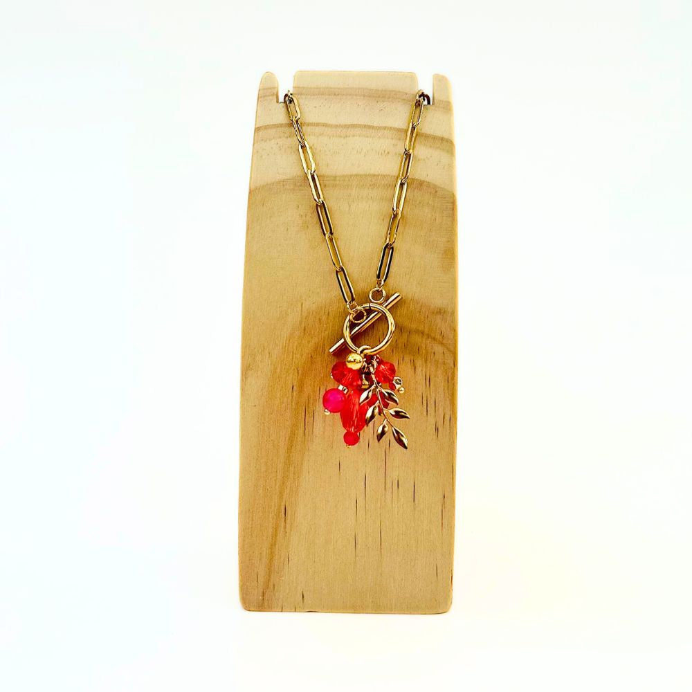 The Nikabox Paperclip Necklace - Aperol