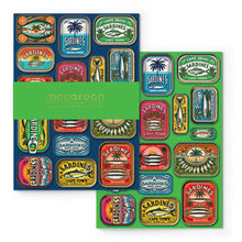 Load image into Gallery viewer, Macaroon A5 Notebook set of 2 - Sardines
