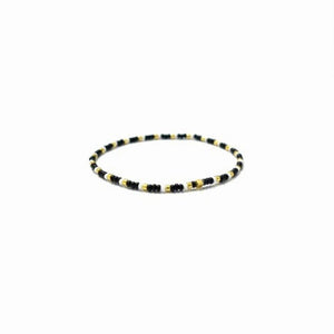 Kiki collection Beaded Bracelet - Onyx