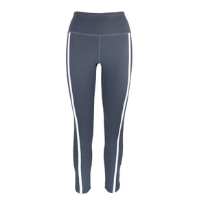 Rush Activewear Grey leggings with white stripes 