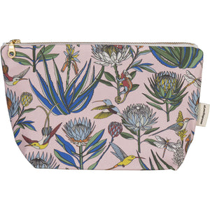 A Love Supreme Small Toiletry Bag - Bloom Pink Multi Coloured