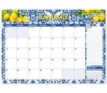 Load image into Gallery viewer, Macaroon 2025 Desk Calendar - Sicilian Citrus
