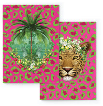 Load image into Gallery viewer, Macaroon A5 Soft Covered Journal Set of 2  - Leopard Ruby New
