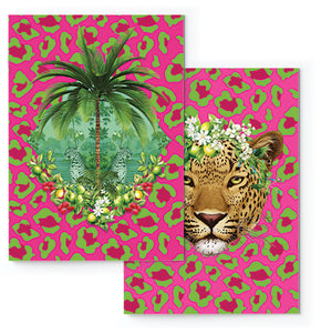 Macaroon A5 Soft Covered Journal Set of 2  - Leopard Ruby New