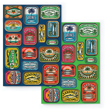 Load image into Gallery viewer, Macaroon A5 Soft Covered Journal Set of 2 - Sun-Soaked Sardines
