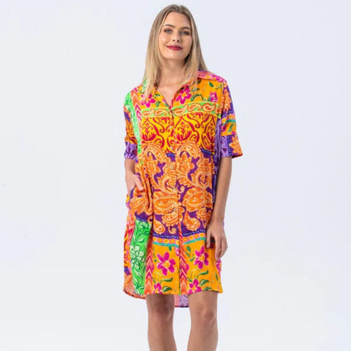 Signature by Des Rio Dress - Summer Abstract