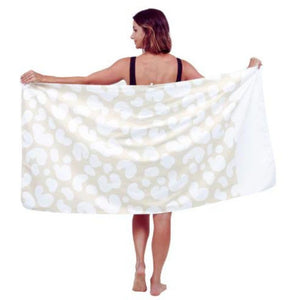 Saltii Beach Towel - Animal Roses Neutral