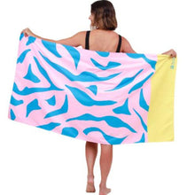 Load image into Gallery viewer, Saltii Beach Towel - Animal Stripes
