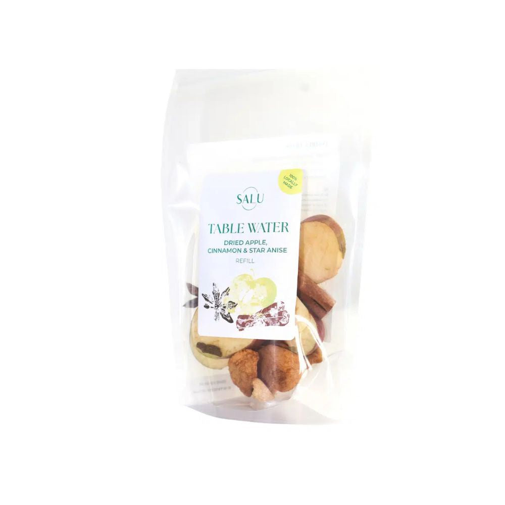 Salu Refill Mix - Table Water Mix, Dried Apple, Cinnamon & Star Anise