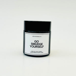 Black Soya Candle - Go Smudge Yourself