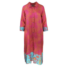Load image into Gallery viewer, Rush Luxe Shirt Dress - Coral Reef
