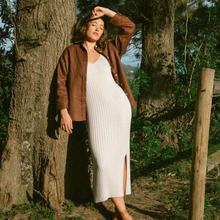 Load image into Gallery viewer, Elula Boyfriend Shirt - Dark Chocolate
