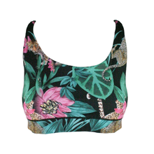 Load image into Gallery viewer, Floral print sports bra
