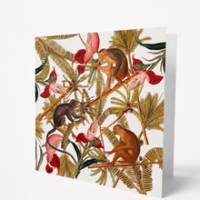 Load image into Gallery viewer, Hayward &amp; Haines Gift Card - Monkeys Play on Palms White
