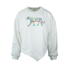 Load image into Gallery viewer, Rush Sway Sweatshirt - White Multi Leopard
