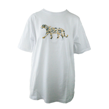 Load image into Gallery viewer, Rush Unisex T-Shirts -  White Gold Leopard
